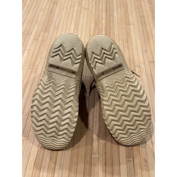 Sorel VTG Cheyenne Rawhide Leather Insulated Rubber Duck Boots Sz 6 / 7 Or 5 M - Picture 9 of 14